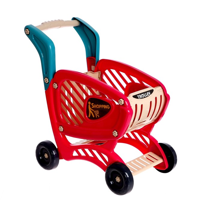 Продуктовая тележка «Шопинг карт» с продуктами, 42 предмета 52375