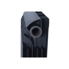Радиатор биметаллический Global STYLE PLUS 500, 100 мм, 8 секций, цвет черный - Фото 4