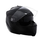 Шлем модуляр, черный, матовый, размер L, FF839 - фото 9511689