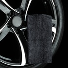 Тряпка для мытья авто, Grand Caratt, плюшевая, 20×40 см, черная - Фото 1