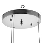 Светильник BayerLux 1956/3CR G4 20Вт хром 30х30х15-135 см - Фото 4
