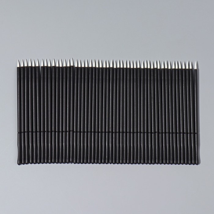 Набор аппликаторов для дизайна ногтей, 50 шт, 9,8 см, цвет чёрный/белый 25606