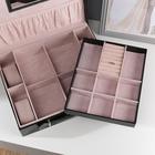 Шкатулка для украшений и часов 4 отделения «Чёрный чемоданчик», искусственная кожа, 9×32.5×26 см - Фото 7