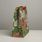 Пакет подарочный крафтовый квадратный, упаковка, «For you», 30 х 30 х 12 см - Фото 3