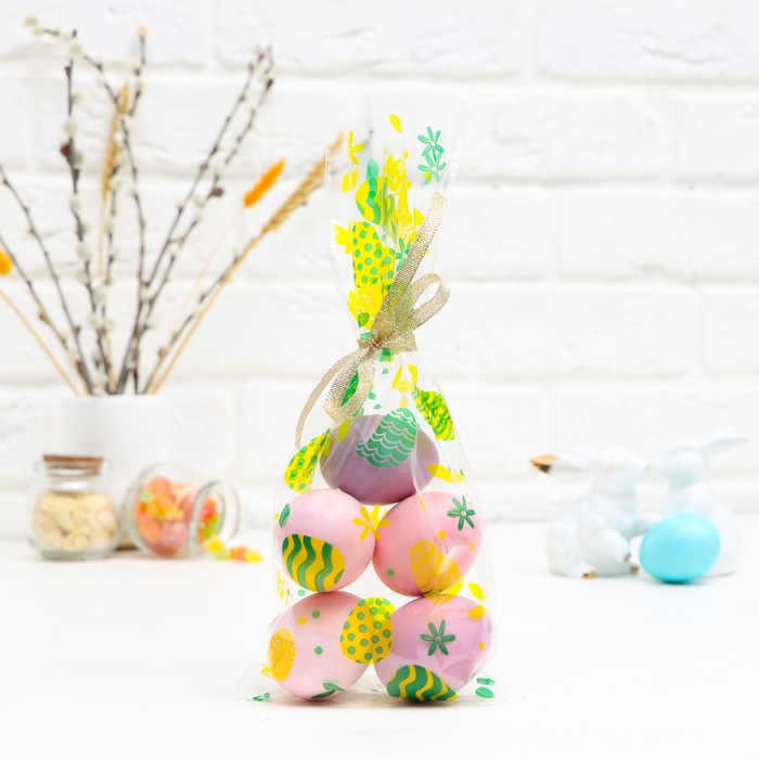 Пакет подарочный Пасхальный, для кулича и яиц, 13×27±5% см - Фото 1