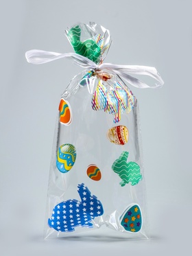 Пакет подарочный, Пасхальный, для кулича и яиц, 13×27±5% см  (артикул 7353526)  большой выбор товаров оптом и в розницу по низким ценам с доставкой