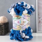 Пряжа "Puffy color" 100 % микрополиэстер 9м/100г  (6375) - Фото 1