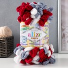 Пряжа "Puffy color" 100 % микрополиэстер 9м/100г  (6376) - Фото 1