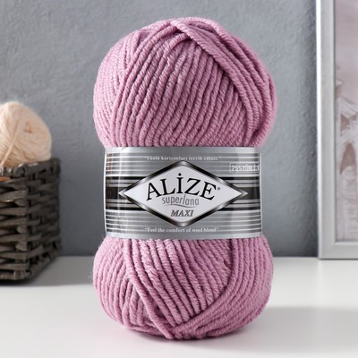 Пряжа "Superlana Maxi" 75% акрил, 25% шерсть 100м/100гр (505)