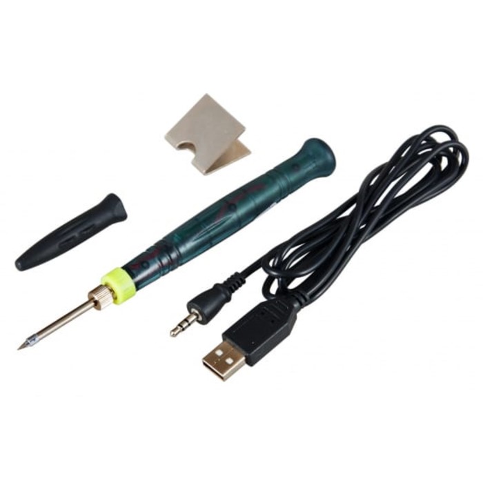 Паяльник мини REXANT пластиковая рукоятка 8 Вт питание через USB-порт 5 В 97500₽