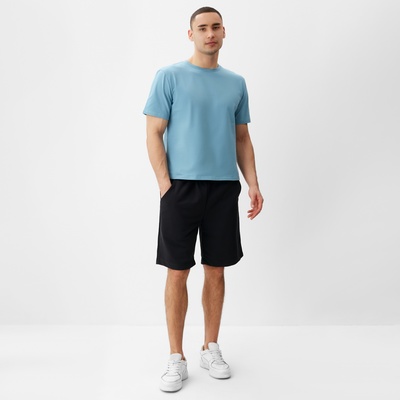 Футболка мужская MINAKU REGULAR FIT: голубая, р-р 52