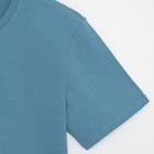Футболка мужская MINAKU REGULAR FIT: голубая, р-р 52 - Фото 8