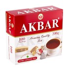 Чай черный AKBAR 2г*100п/красно-белая пачка/с ярлыком 8025501 - фото 14647488