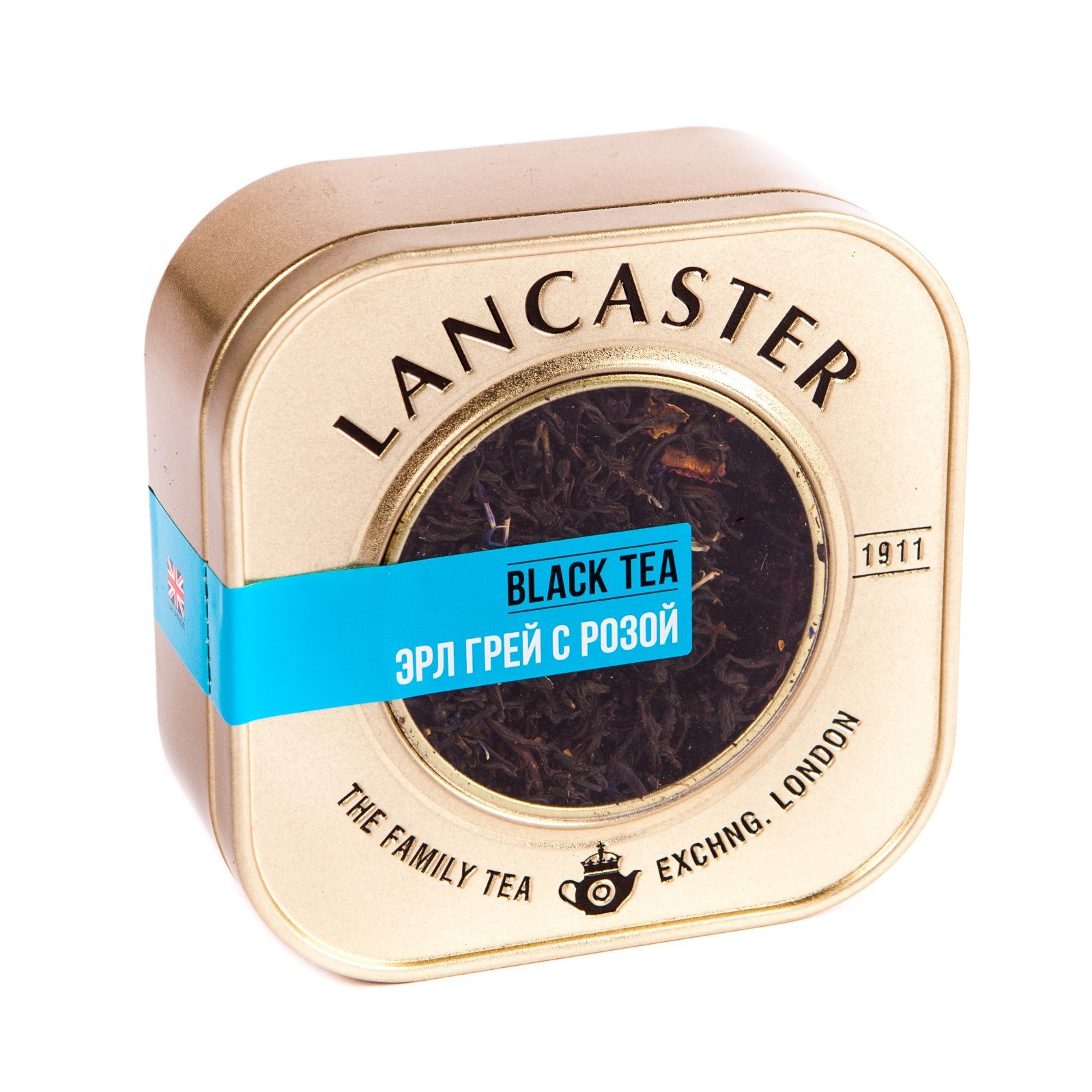 Чай черный Lancaster 75г/с бергамотом,лепестками василька и розы ж/б ...