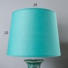 Настольная лампа 16596/1 E14 40Вт зеленый 26х26х46,5 см - фото 24001569