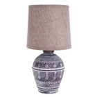 Настольная лампа 16558/1BR E14 40Вт шоколадный 15х15х29 см RISALUX - фото 23117384