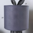 Настольная лампа "Зайчик" E27 40Вт серебро 20х20х43,5 см RISALUX - фото 8538035