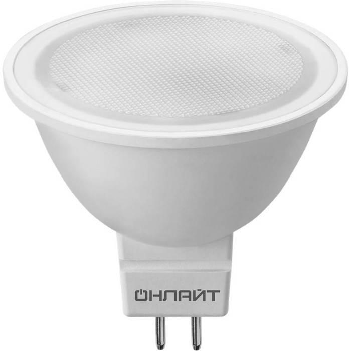 Лампа светодиодная "ОНЛАЙТ", GU5.3, 5 Вт, 6500 К, 560 Лм, рефлектор