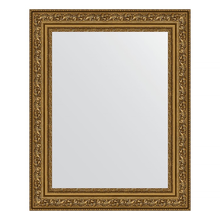 Зеркало в багетной раме, виньетка состаренное золото 56 мм, 40х50 см - Фото 1