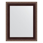 Зеркало в багетной раме, махагон с орнаментом 50 мм, 39 x 49 см - фото 300765076