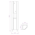 Пенал Onika Дюна 30.15, правый, угловой - Фото 2