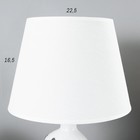 Настольная лампа 16512/1 E14 40Вт бело-хромовый 22х22х35 см - Фото 6