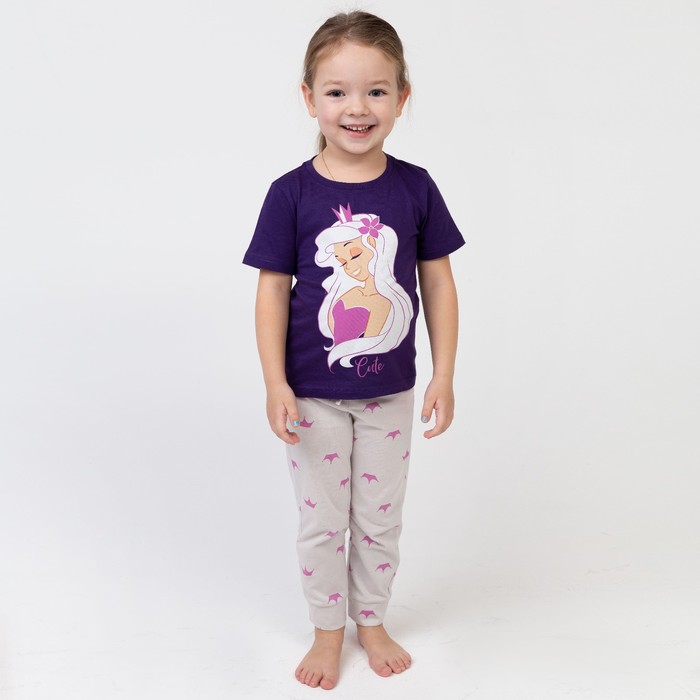 Пижама детская для девочки KAFTAN "Cute" рост 98-104 (30)