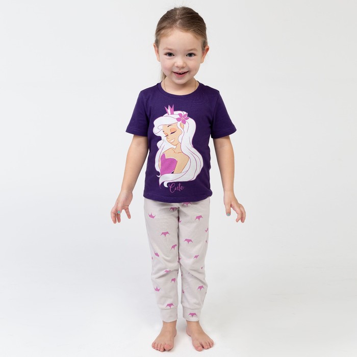 Пижама детская для девочки KAFTAN "Cute" рост 98-104 (30) - фото 1907352835