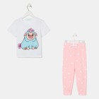 Пижама (футболка, брюки) KAFTAN "Мопс" рост 122-128 (34) - фото 805266127