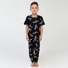 Пижама детская для мальчика KAFTAN "Динозавры" рост 98-104 (30) - фото 1513547