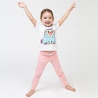 Пижама детская для девочки KAFTAN "Мопс" рост 86-92 (28) - Фото 2