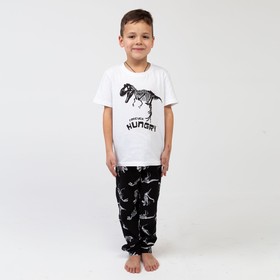 Пижама детская для мальчика KAFTAN 'Динозавры' рост 86-92 (28) Ош