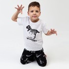 Пижама детская для мальчика KAFTAN "Динозавры" рост 86-92 (28) - Фото 2