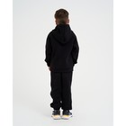 Костюм детский (толстовка, брюки) KAFTAN "Basic line" размер 32 (110-116), черный - Фото 4