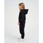 Костюм детский (толстовка, брюки) KAFTAN "Basic line" размер 32 (110-116), черный - Фото 10
