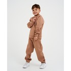 Костюм детский с начёсом (джемпер, брюки) KAFTAN "Basic line" р.30 (98-104), кофе 7425146 - фото 14601692