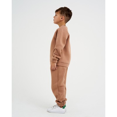 Костюм детский с начёсом (джемпер, брюки) KAFTAN «Basic line» р.38 (146-152), кофе