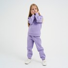 Костюм детский с начёсом (джемпер, брюки) KAFTAN "Basic line" р.28 (86-92), лиловый - фото 9513645