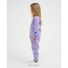 Костюм детский с начёсом (джемпер, брюки) KAFTAN "Basic line" р.28 (86-92), лиловый - Фото 3