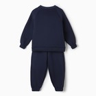 Костюм детский с начёсом (джемпер, брюки) KAFTAN Basic line, размер 32 (110-116 см), синий - Фото 15