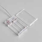 УЦЕНКА Светодиодная фигура «Олень с колокольчиком» 25×30×9 см, акрил, 24 LED, батарейки ААх3 (не в комплекте), свечение белое - Фото 3