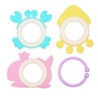 Набор погремушек «Беби в боксе», с эластичными элементами, 8 шт., цвет МИКС - фото 23240712