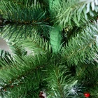Искусственная ёлка с ягодами и инеем «Принцесса», 180 см, ПВХ ветки отгибаются - Фото 3