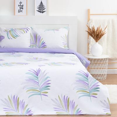 Постельное белье LoveLife 2сп "Tropics" 175*215см,200*225см,50*70см-2шт,100%хлопок,сатин,125г/м
