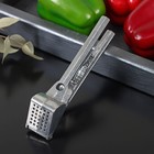 Пресс для чеснока Доляна, орехокол 2 в 1, алюминиевый - Фото 2