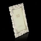 Фоторамка эмаль "Ажурный узор" со стразами10х15 см - Фото 2