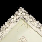 Фоторамка эмаль "Ажурный узор" со стразами10х15 см - Фото 3