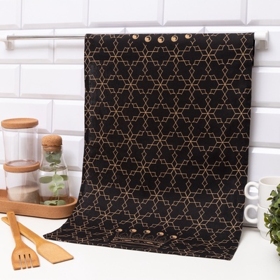 Кухонное полотенце «Доляна. 100% Короны», 35×60 см, 100% хлопок, 160 г/м²