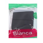 Выключатель SE Blanca, 10 А, 2 клавиши, IP20, накладной, цвет антрацит, BLNVA105016 - Фото 2