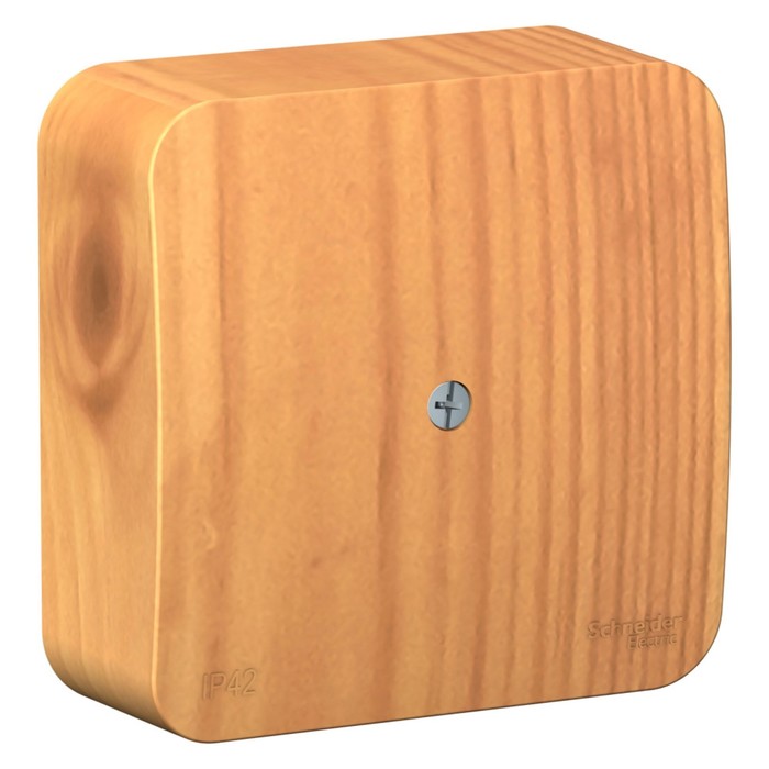 Коробка распределительная SE Blanca, 75x75x30 мм, IP42, цвет ясень, BLNRK000015